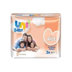 Uni Baby Mendil Islak Aile 3x52'li