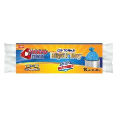 Macromax Büyük Boy Çöp Torbası 10 Lu
