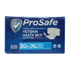 Pro Safe Ekstil Yüzeyli Belbantlı Yetişkin Hasta Bezi Xlarge 30'lu