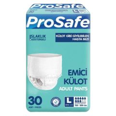 Pro Safe prosafe külot gibi giyilen hasta bezi (large L beden) 30 adetli (ıslaklık göstergeli)