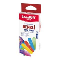 Banduff Yara Bandı Renkli 10'lu