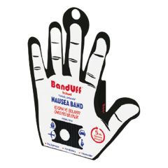 Banduff Kusma Bulantı Bilekliği Yetişkin Siyah
