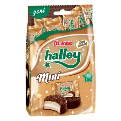 Ülker Halley Mini Çikolata Kaplamalı Sandviç Bisküvi 103 Gr