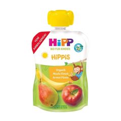 Hipp Meyve Püresi Organik Muzlu Elmalı Armutlu 100 Gr
