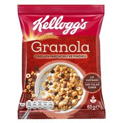 Kellogg's Granola Çikolata Parçacıklı Ve Fındıklı 60 Gr