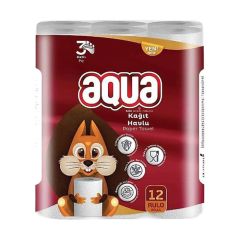 Aqua Kağıt Havlu 3 Katlı 12'li