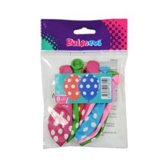 Balon Evi Balon Çepeçevre Puantiye Baskılı 8'li