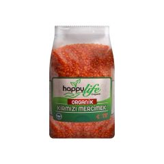 Happy Life Organik Kırmızı Mercimek 500 gr