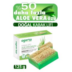 Agarta Kabak Lifli El Yapımı Aloe Vera Sabunu 125 Gr