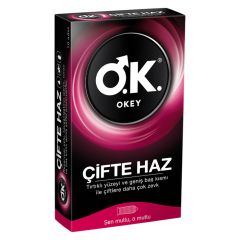 Okey Prezervatif Çifte Haz 10'lu