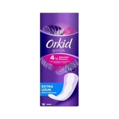 Orkid Günlük Extra Koruma Uzun 18'li