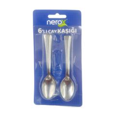Nerox Çay Kaşığı Paslanmaz 6'lı