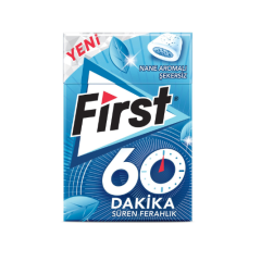 First 60 Dakika Ferahlık Nane Aromalı Sakız 19.5 Gr