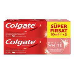 Colgate Optic White Parıldayan Beyazlık 2x50 Ml