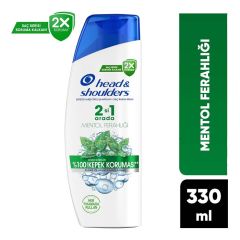Head&Shoulders Head And Shoulders Şampuan Mentol Ferahlığı 2in1 330 Ml