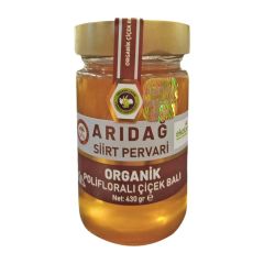 Arıdağ Siirt Pervari Organik Polifloralı Çiçek Balı 430 Gr