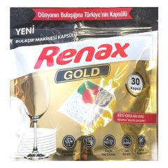 Renax Gold Bulaşık Makinesi Tableti 30 Kapsül