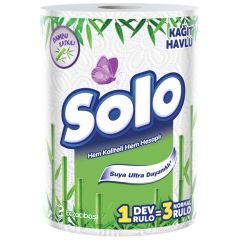 Solo Bambu Dev Rulo Havlu 1=3