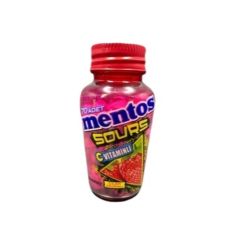 Mentos Sours C Vitaminli Çilekli Şeker 70'li