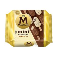 Magnum Mini Cookie Badem 6x345 Ml