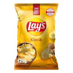 Lay's Klasik Sade Patates Cipsi Süper Boy 125 Gr
