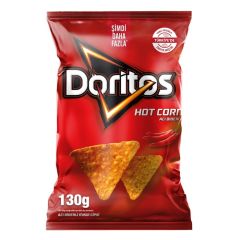 Doritos Hot Corn Acı Biberli Mısır Cipsi Süper Boy 130 Gr