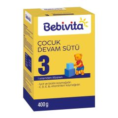 Bebivita Çocuk Devam Sütü No:3 1 Yaş+ 400 Gr