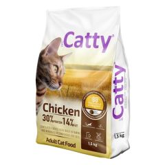 Catty Kedı Maması Yetıskın Tavuklu 1,5 Kg