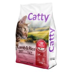 Catty Kedı Maması Yetıskın Kuzu Etli 1,5 Kg