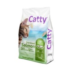Catty Catty Sterilised Somonlu Kısırlaştırılmış Kedi Maması 1.5 Kg