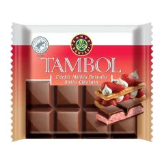 Kahve Dünyası Tambol Çilekli Mılfoy Dolgulu Çikolata 100 Gr