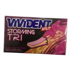 Vivident Storming Trı Ahududu Ve Limonata Aromalı Sakız 33 Gr