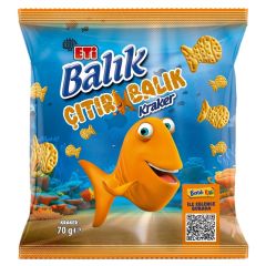Eti Çıtır Balık Kraker 70 Gr