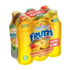 Uludağ Frutti Maden Suyu Mango Ananas Aromalı 6x200 Ml