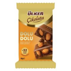 Ulker Cikolata Dolu Dolu 80 Gr Badem