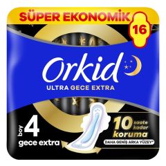 Orkid Ultra Ekstra Dortlu Paket Gece Ekstra 16li
