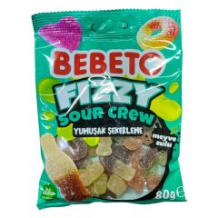 BEBETO Fızzy Sour Crew 80 Gr