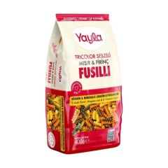 Yayla 3 Renkli Sebzeli Mısır Ve Pirinç Fusilli Makarna 400 Gr