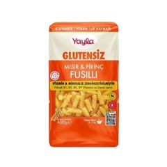Yayla Glutensiz Vitamin Ve Minarelce Zengin Mısır Ve Pirinç Fusilli Makarna 400 Gr