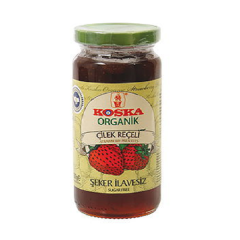 Koska Organik Çilek Reçeli (Şeker İlavesiz) 300 g