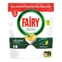 Fairy Hepsi 1 Arada Limon Kokulu Tablet 60'lı