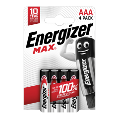 Energizer Max Alkaline AAA BP6 4+2 Pil