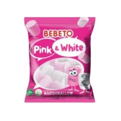 BEBETO Pink & White Marshmallow 70 Gr