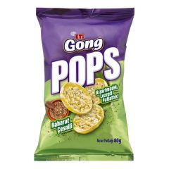 Eti Mısır Patlağı Gong Pops Baharatlı Çeşnili 80 Gr