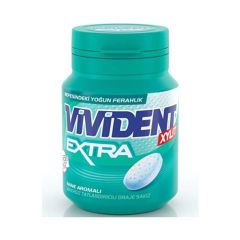 Vivident Sakız Extra Mentol Ve Nane Şişe 54 Gr