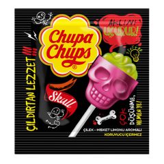 Chupa Chups Skull Çilek Limonlu Lolipop 15 Gr
