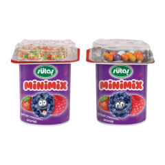 Sütaş Yoğurt Minimix Orman Meyveli 2x90 Gr