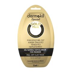 Dermokil Maske Special Soyulabilir Kil İçerikli Gold 15 Ml