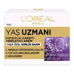 Loreal Paris Yaş Uzmanı Kırışıklık Karşıtı Yenileyici Krem 50 +