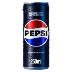 Pepsi Kola Zero Sugar Şekersiz Kutu 250 Ml